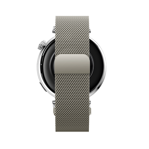 Bandz Huawei Watch GT 5 Pro - 42mm Milanese Strap 'Easy fit' (Starlight)