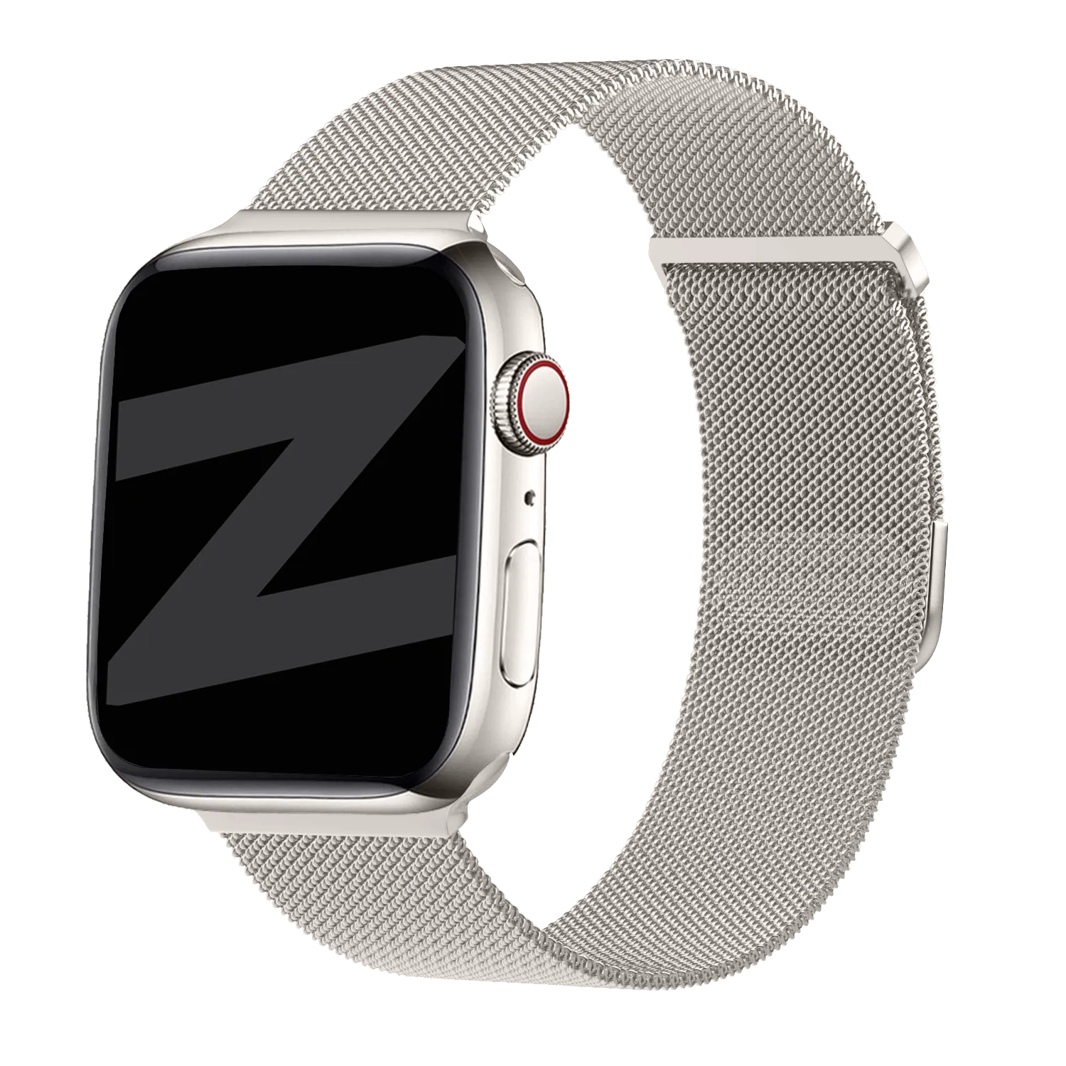 Bandz Apple Watch Milanese Loop Armband (Polarstern)