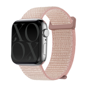 xoxo Wildhearts Apple Watch Nylonarmband (Rosa)