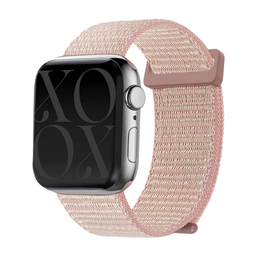 xoxo Wildhearts Apple Watch Nylonarmband (Rosa)