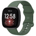 Fitbit Versa 4 Silikonarmband Classic (Dunkelgrün)