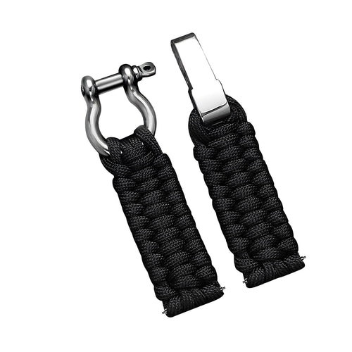Amazfit Bip U (Pro) Nylon Rope Strap (Black)