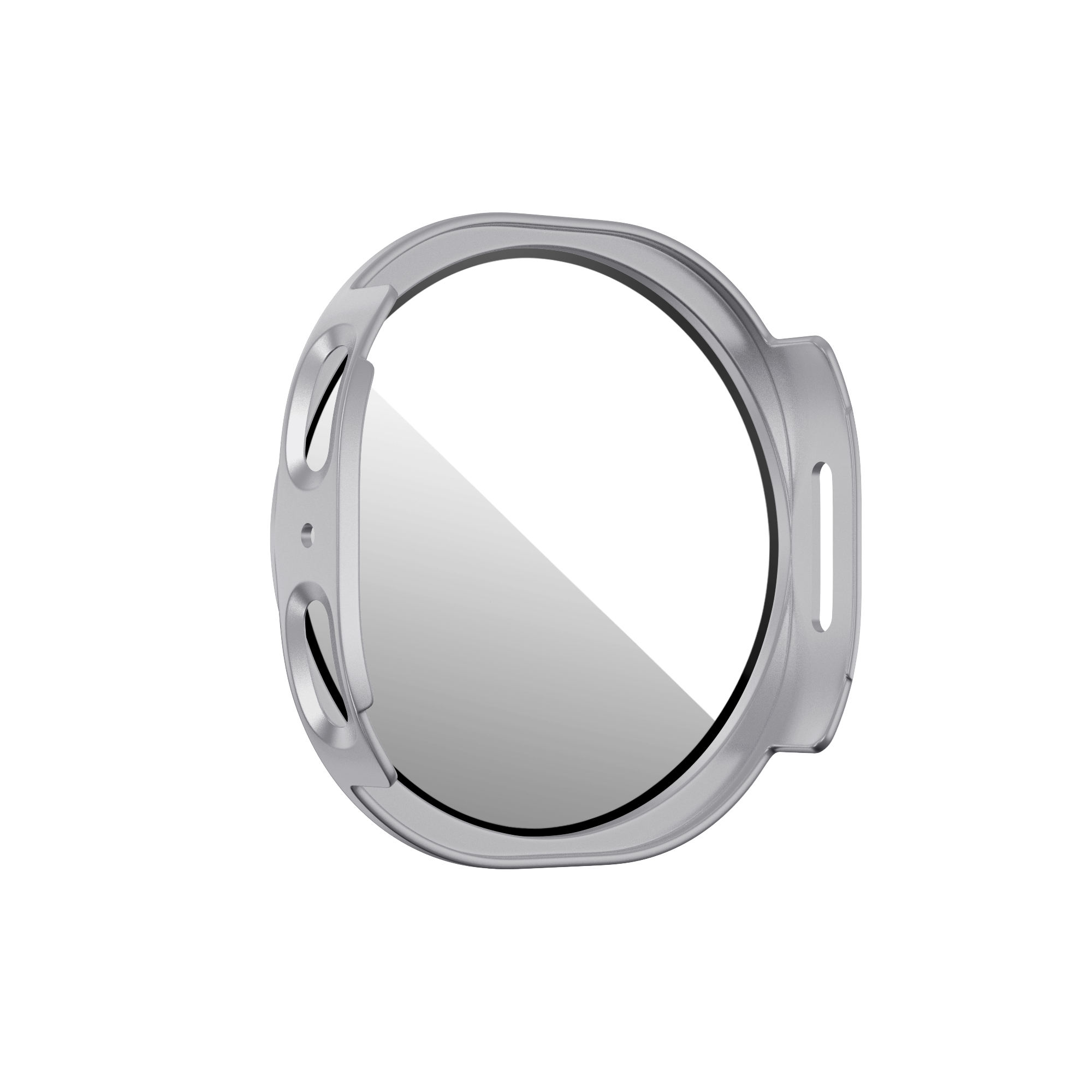 Bandz Samsung Galaxy Watch 8 - 44mm PC Hülle mit Glas (Silber)