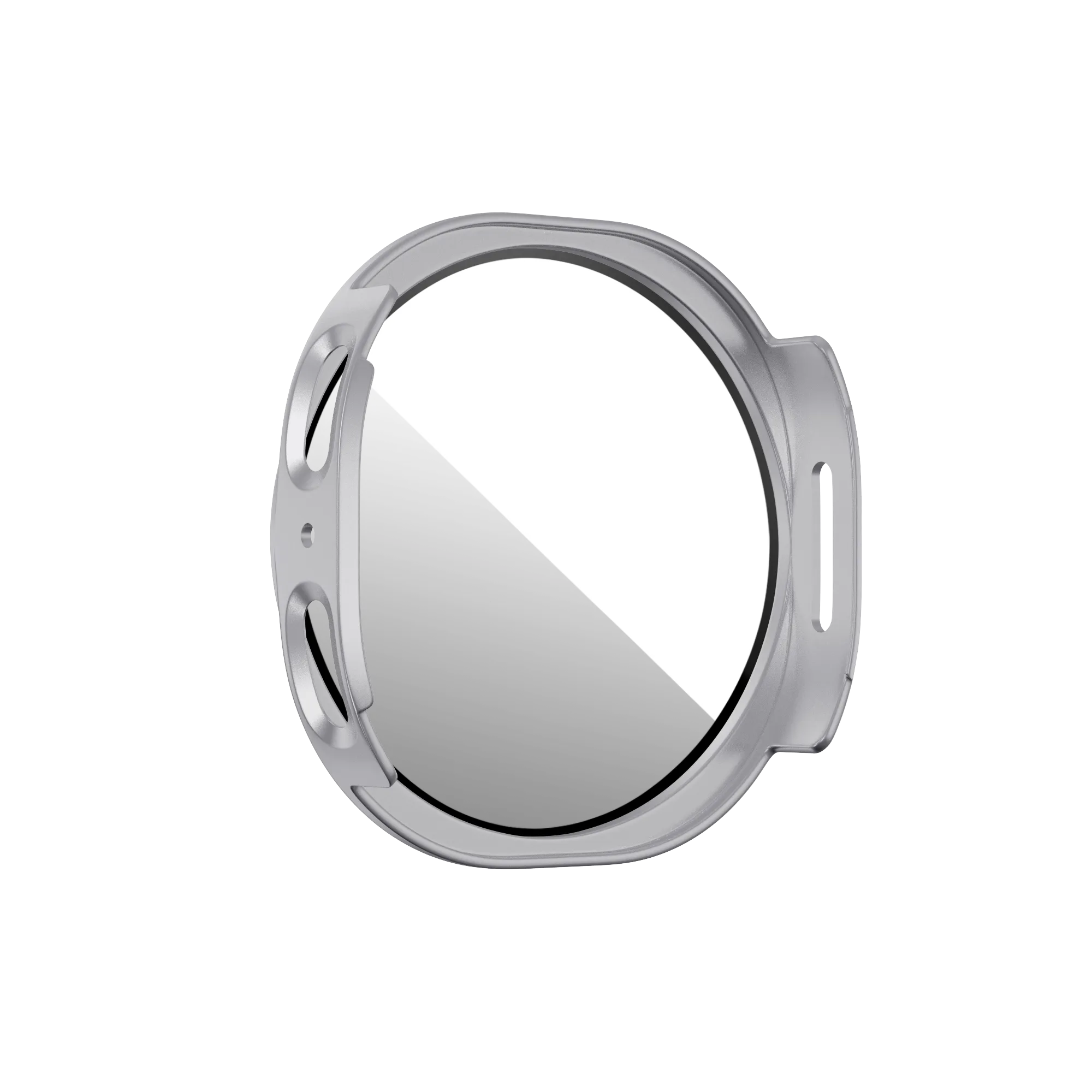 Bandz Samsung Galaxy Watch 8 - 44mm PC Hülle mit Glas (Silber)