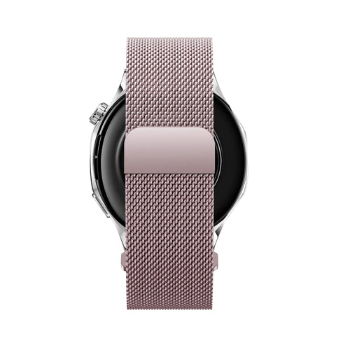 Bandz Withings Steel HR Sport Milanese Strap 'Easy fit' (Pink)
