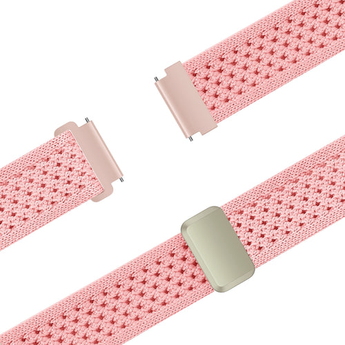Bandz Xiaomi Watch S4 - 41mm Vintage Nylonarmband (Rosa)