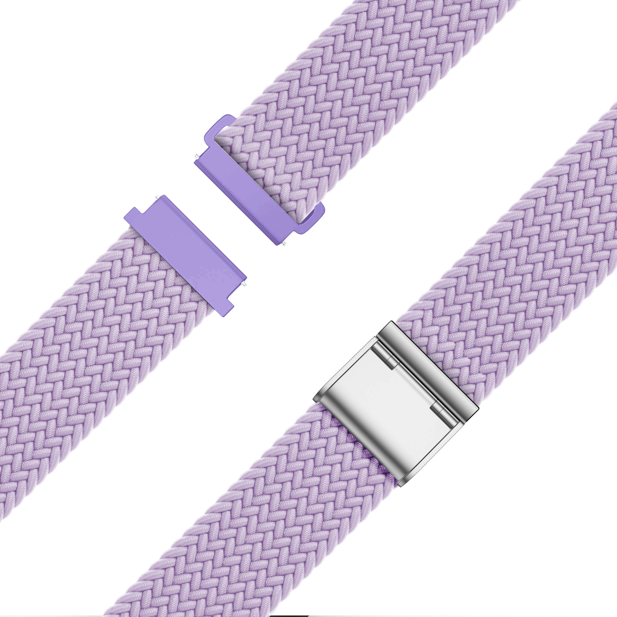 Bandz Garmin Vivomove Trend Gewebtes Nylonarmband (Hell Lila)