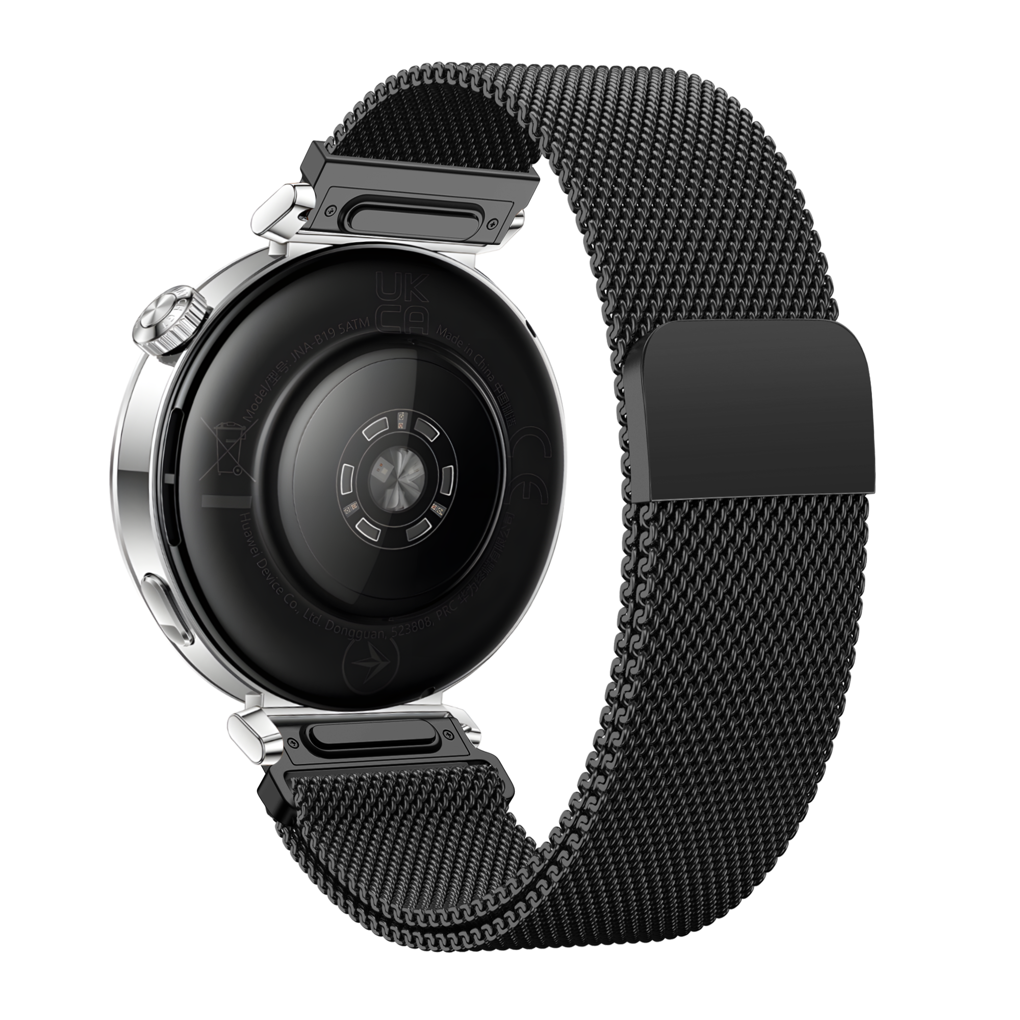 Bandz Fossil Gen 5e - 42mm Milanese Armband 'Easy fit' (Schwarz)