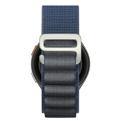 Bandz Xiaomi Amazfit GTS Alpine Nylonarmband (Grau-Blau)