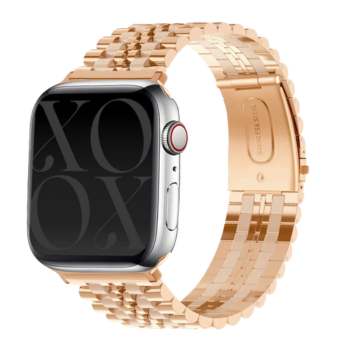 xoxo Wildhearts Apple Watch Stahlarmband (Roségold)