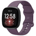 Fitbit Sense 2 Silikonarmband Classic (Dunkelviolett)