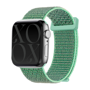 xoxo Wildhearts Apple Watch Nylonarmband (Mintgrün)