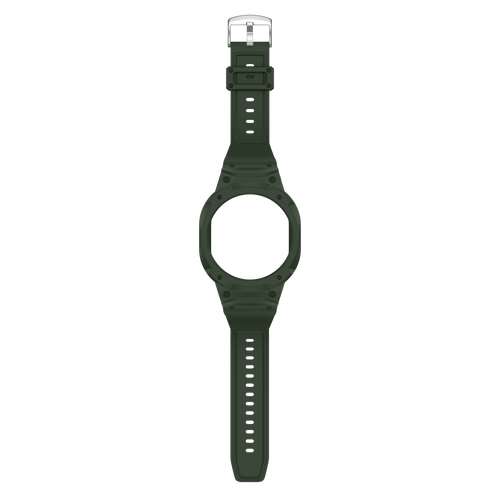 Samsung Galaxy Watch 8 - 44mm TPU Armband mit integrierter Hülle (Grün)