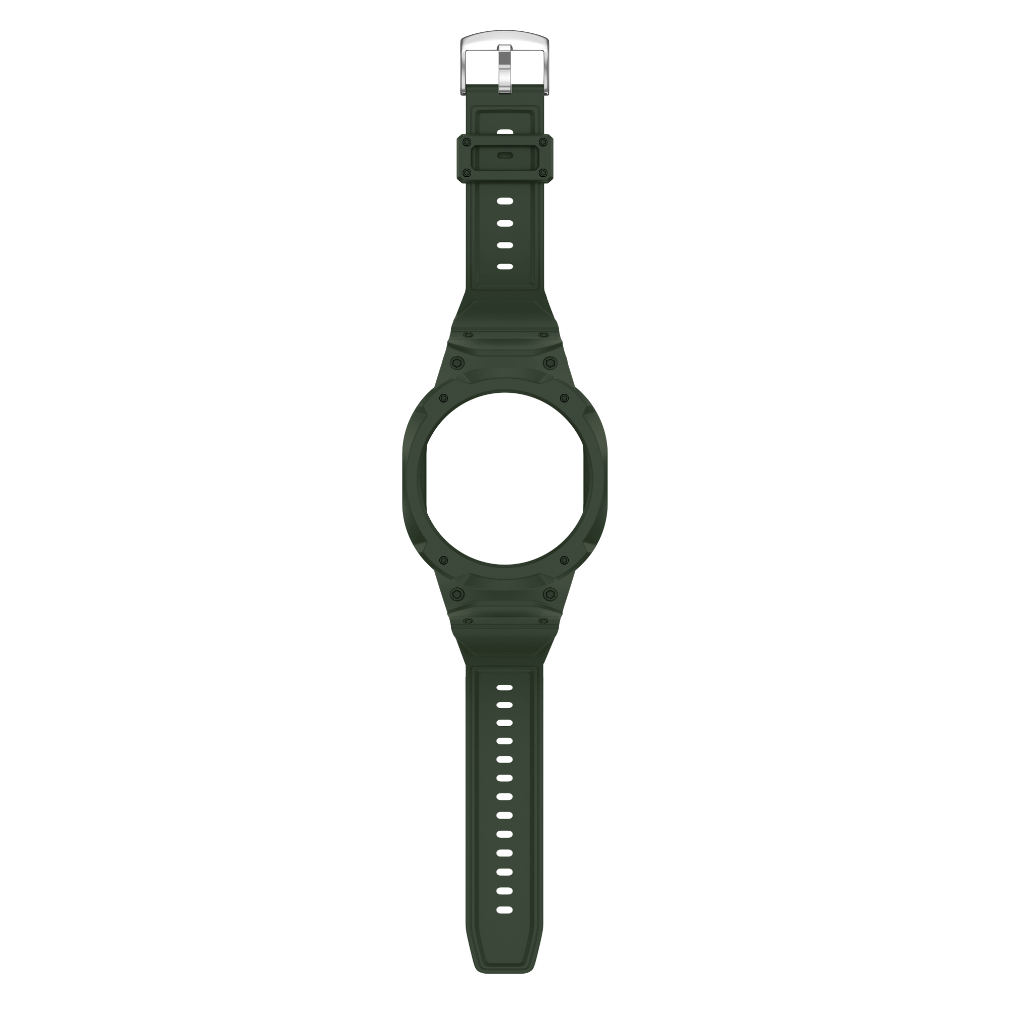 Samsung Galaxy Watch 8 - 44mm TPU Armband mit integrierter Hülle (Grün)