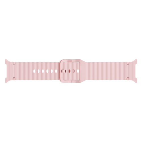 Samsung Galaxy Watch 8 - 44mm Wave Silicone Strap (Pink)