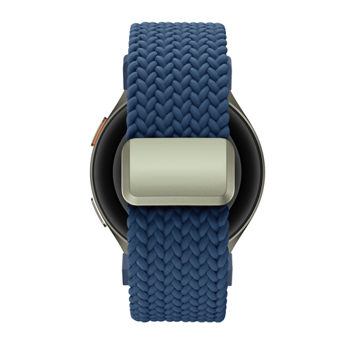 Bandz Samsung Galaxy Watch 4 40mm Geflochtenes Armband 'Easy Fit' (Blau)