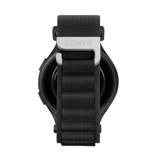Bandz Fossil Gen 5e - 44 mm Alpine Nylonarmband (schwarz)