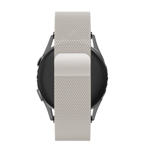 Bandz Garmin Forerunner 265s Milanese Loop Strap (Starlight)