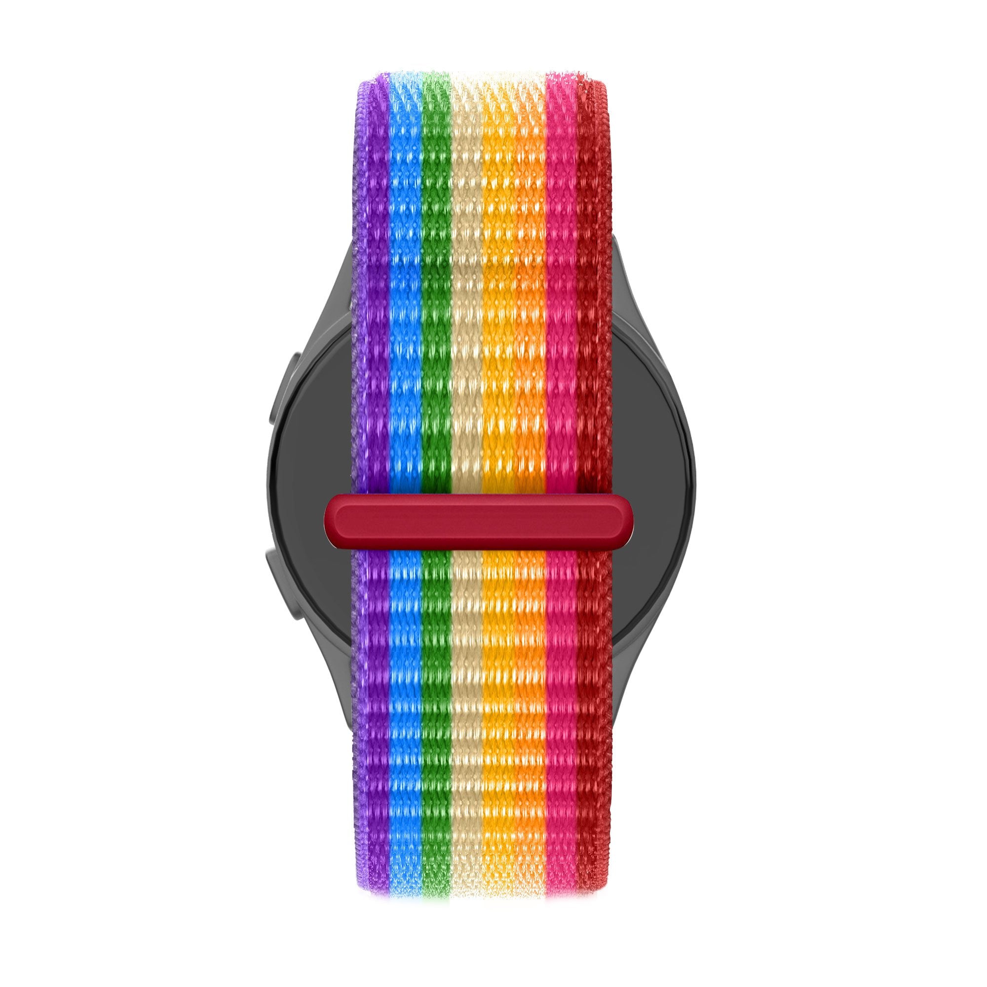 Bandz Garmin Approach S44 Nylon Loop Armband (Regenbogen)