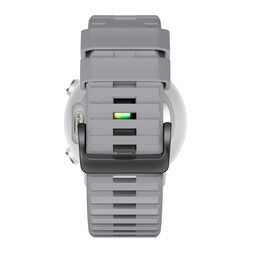 Bandz Garmin Instinct 3 - 45mm Silikonarmband mit Schnalle (Grau)
