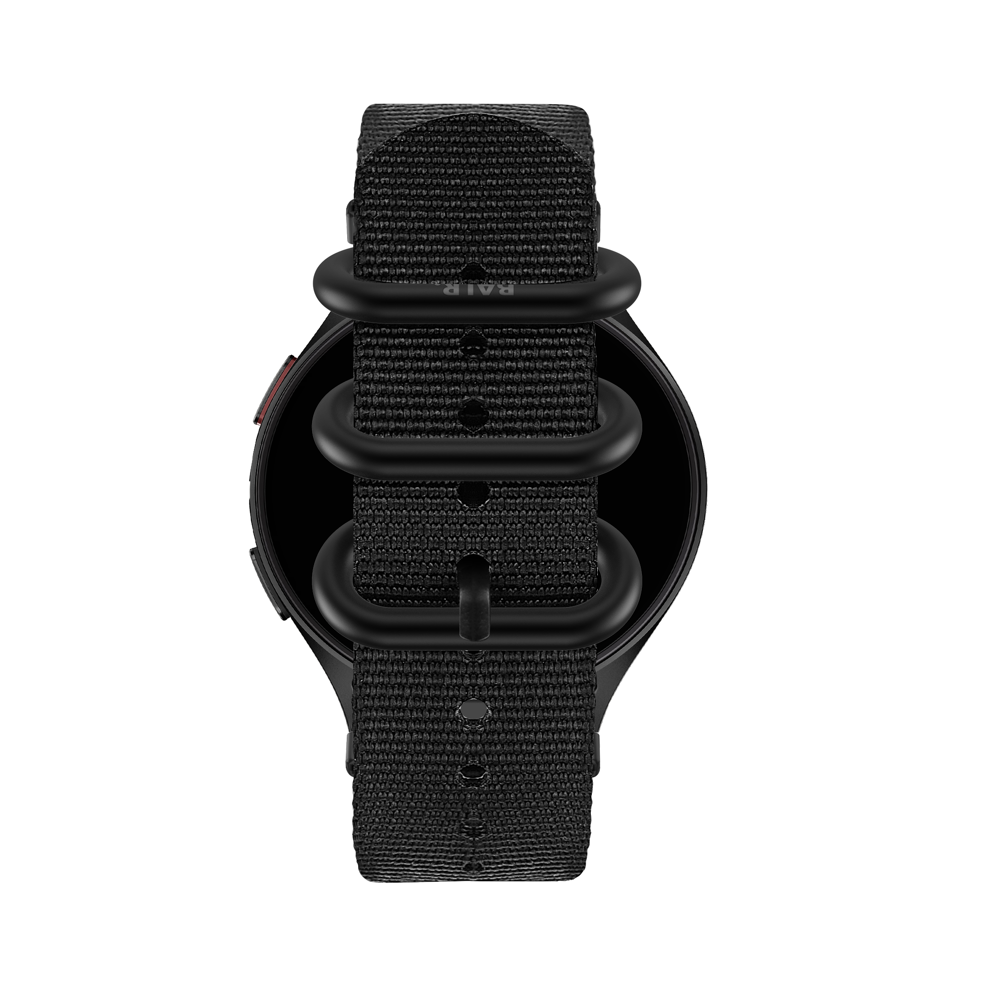 BALR Amazfit Bip 3 (Pro) Nylonarmband mit Schnalle (Schwarz)