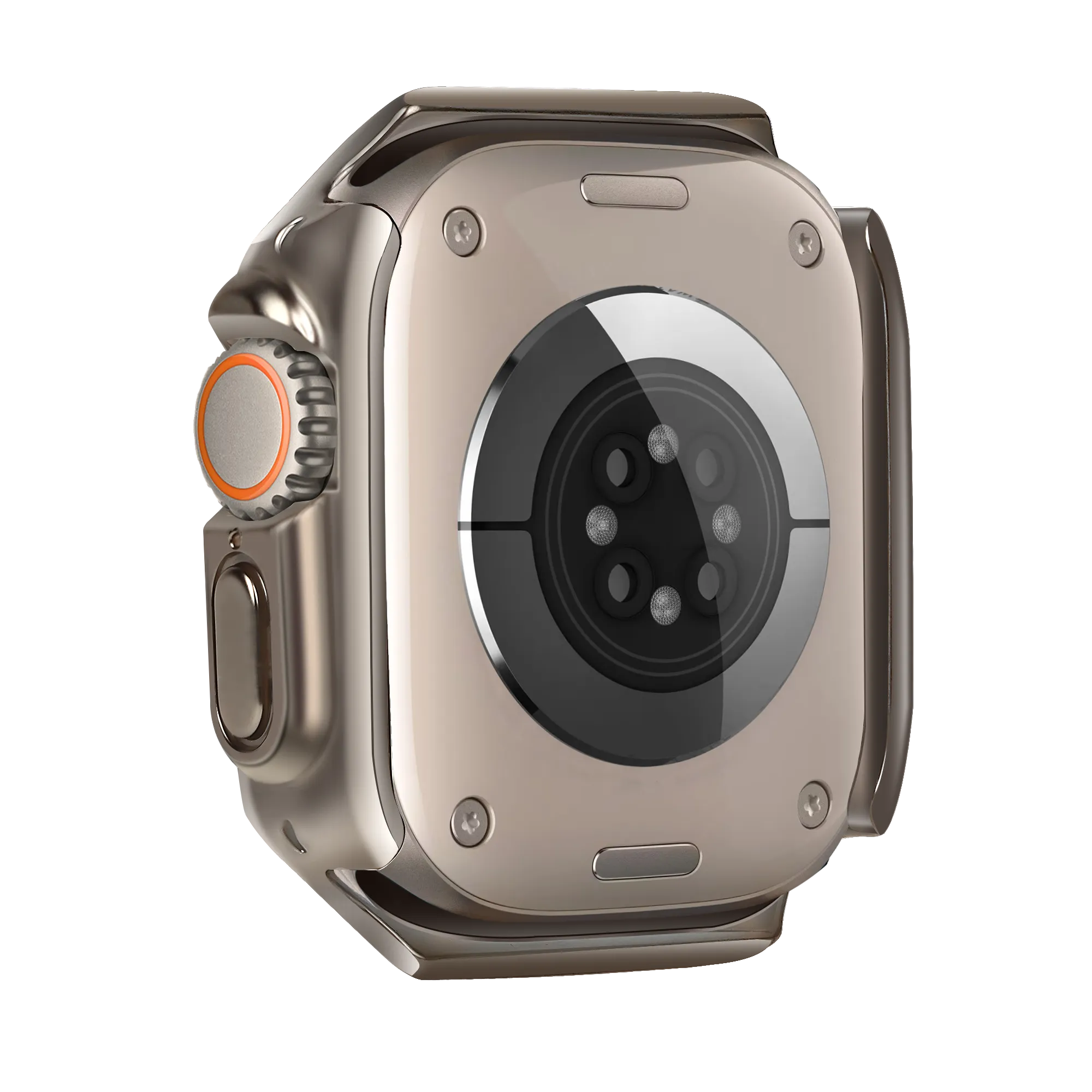 Bandz Apple Watch Ultra - 49mm Galvanized TPU Case  (Titanium)