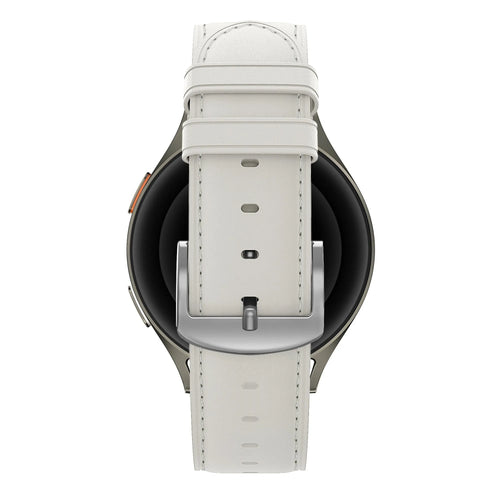 Bandz Fossil Gen 6 - 42mm Lederarmband 'Easy Fit' (Weiß)