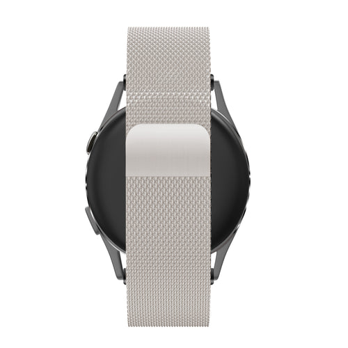 Bandz Garmin Vivoactive 6 Milanese Loop Strap (Starlight)