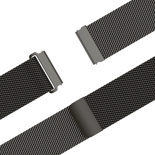 Bandz Oppo Watch X2 'One Push' Milanese Strap (Titanium Grey)