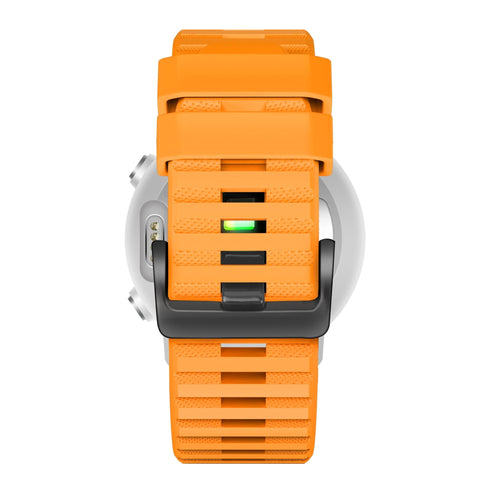 Bandz Garmin D2 Delta Buckled Silicone Strap (Orange)