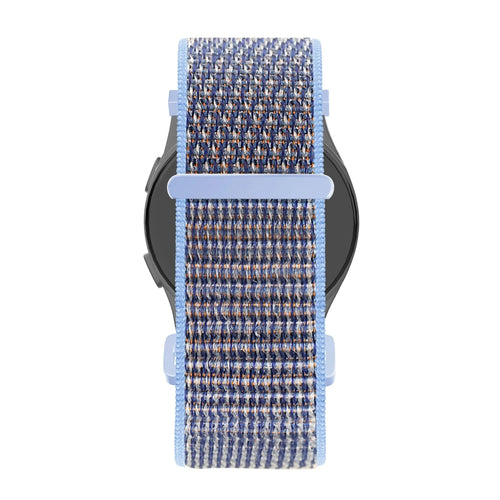 Bandz Actyve Smartwatch 20mm Nylon Loop Armband (Azurblau)