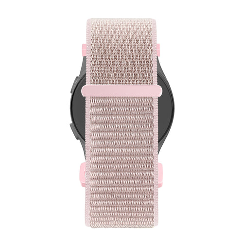 Bandz Pebble Round 2 - 20mm Nylon Loop Strap (Rose Gold)