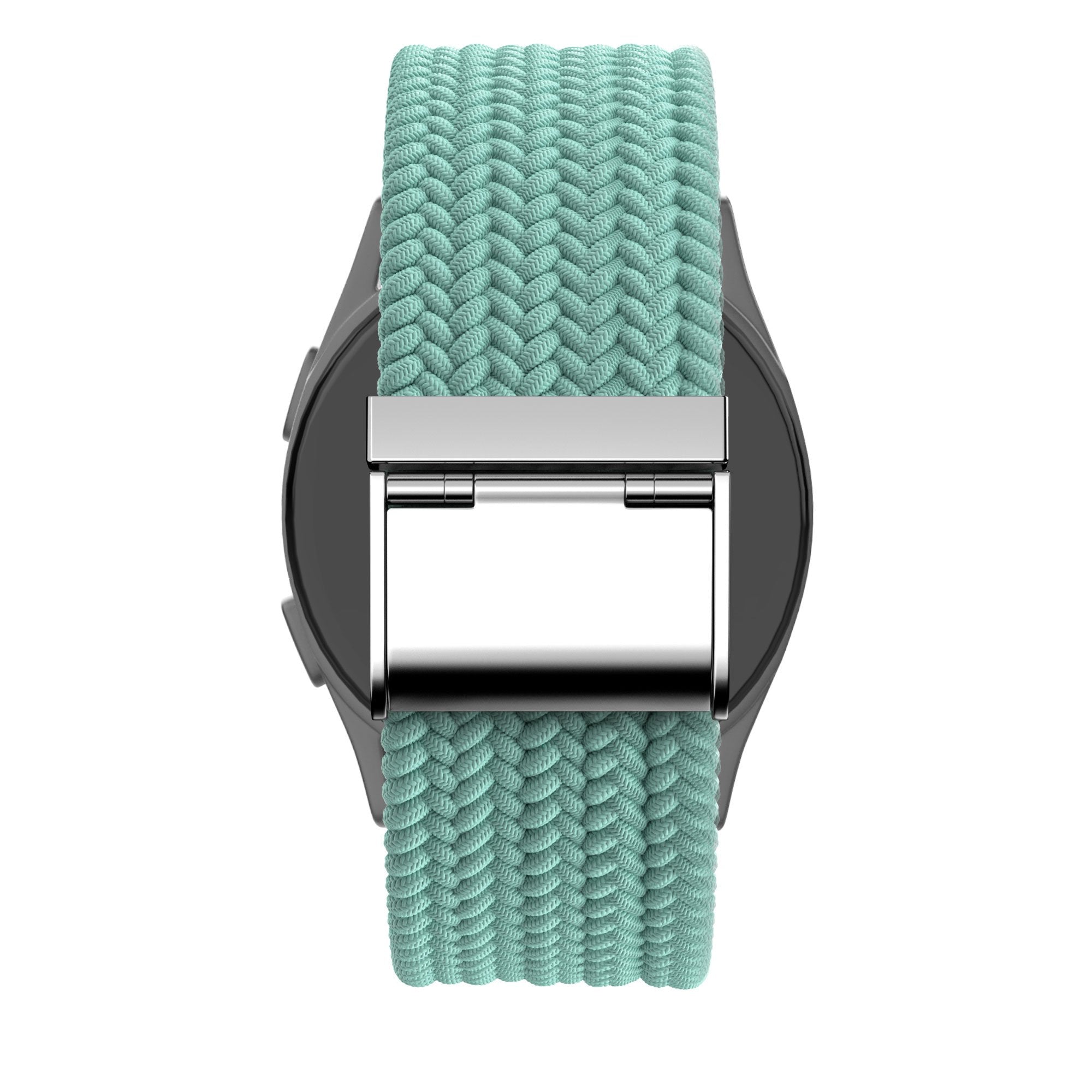 Bandz Garmin Venu SQ Woven Nylon Strap (Turquoise)