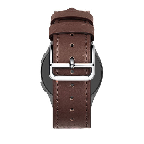Bandz Oppo Watch X2 Lederarmband 'Deluxe' (Braun)