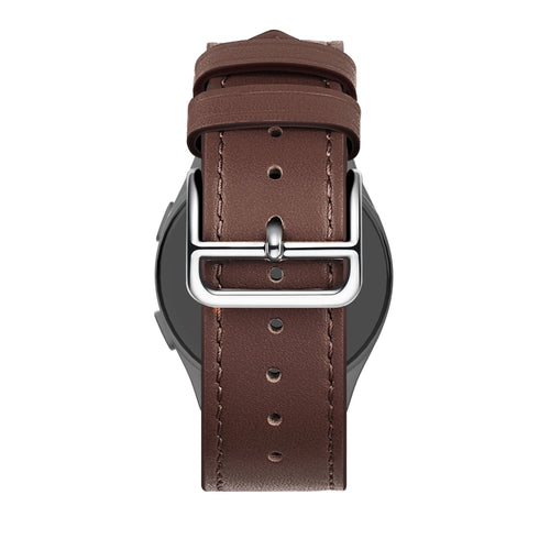 Bandz Oppo Watch X2 Lederarmband 'Deluxe' (Braun)