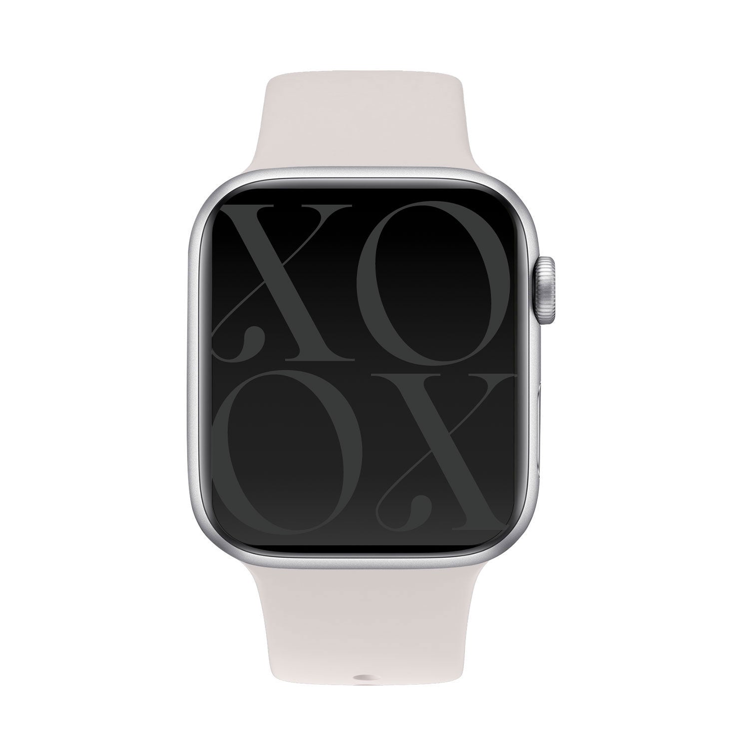 xoxo Wildhearts Apple Watch Silikonarmband (Beige)