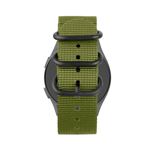 Bandz Suunto 5 Peak Nylonarmband mit Schnalle (Grün)