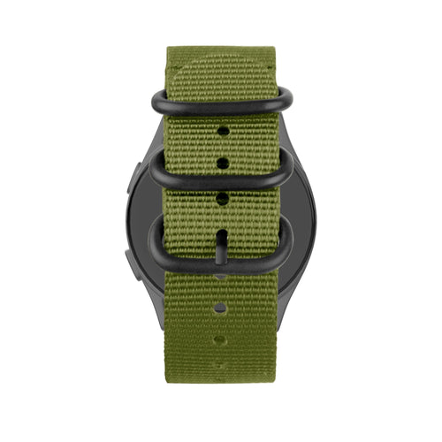 Bandz Suunto Race 2 Nylon Armband mit Dornschließe (Grün)