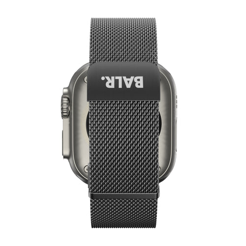 Balr. Apple Watch Milanese-Armband (Schwarz)