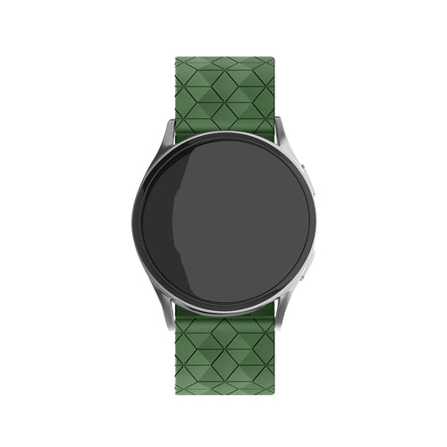 Suunto Vertical Silikonarmband Sechseck (Armeegrün)