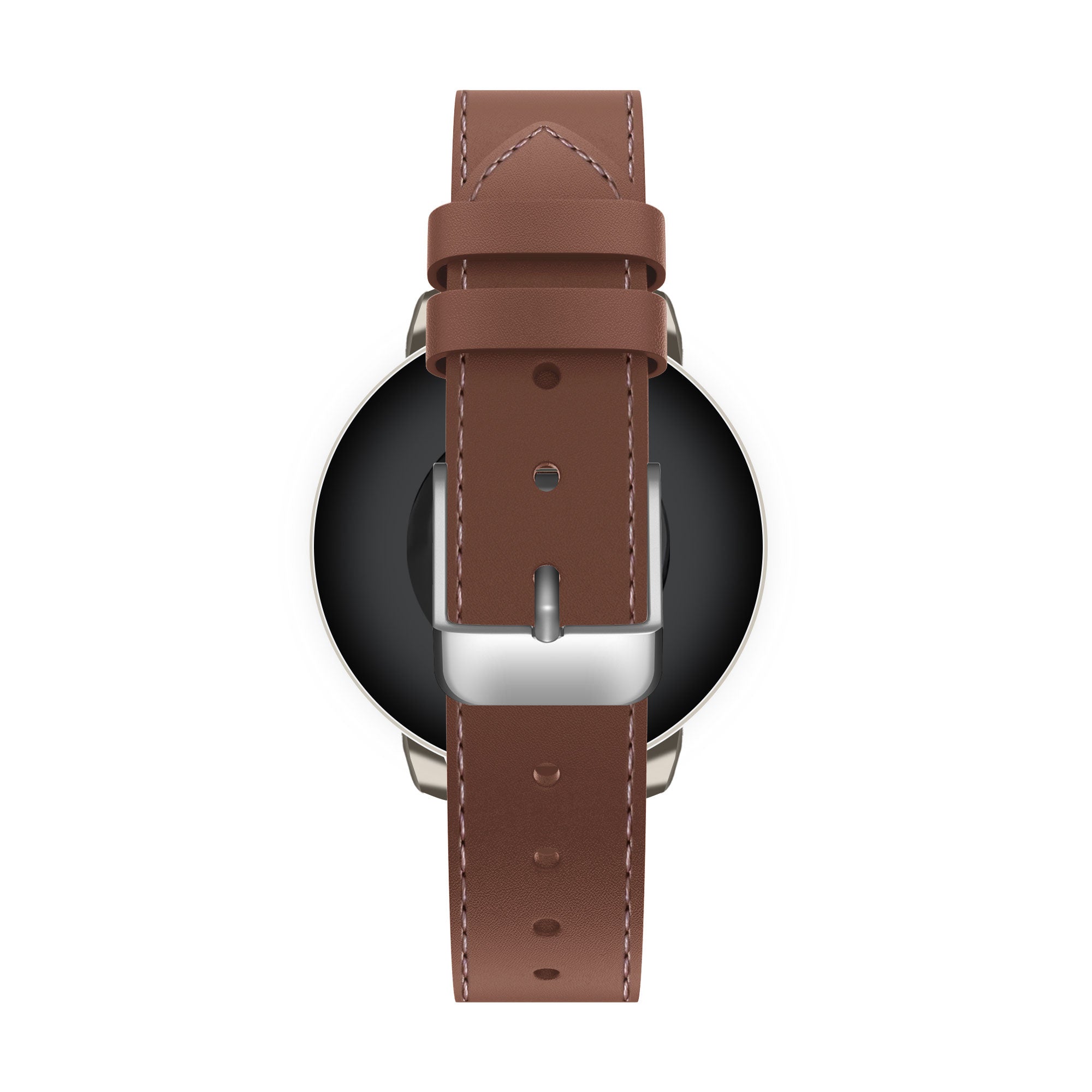 Uhrenarmband Leder 14mm - Schnellverschluss (Braun)