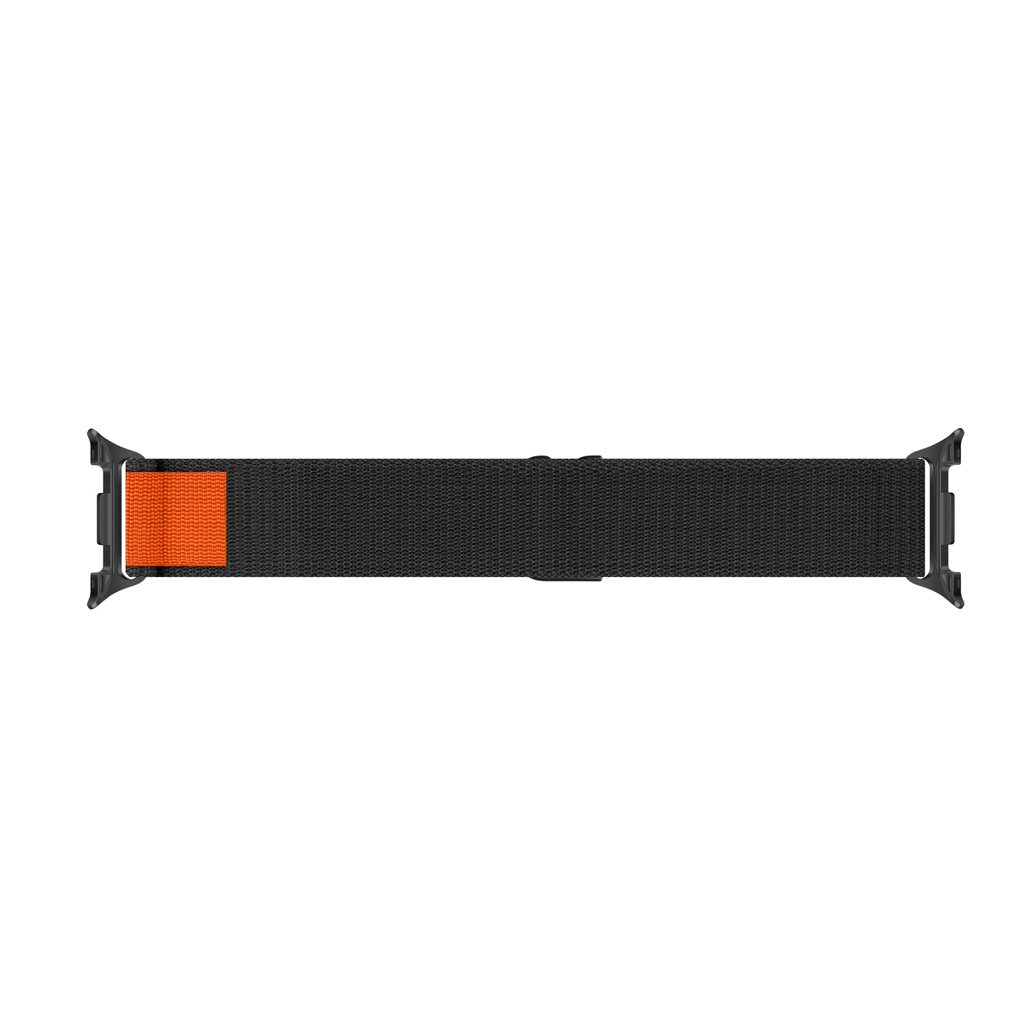 Samsung Galaxy Watch 8 - 44mm Alpine Armband (Schwarz/Orange)