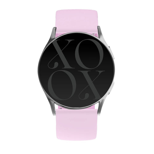 xoxo Wildhearts Samsung Galaxy Watch 46mm Silicone Strap (Bright Pink)