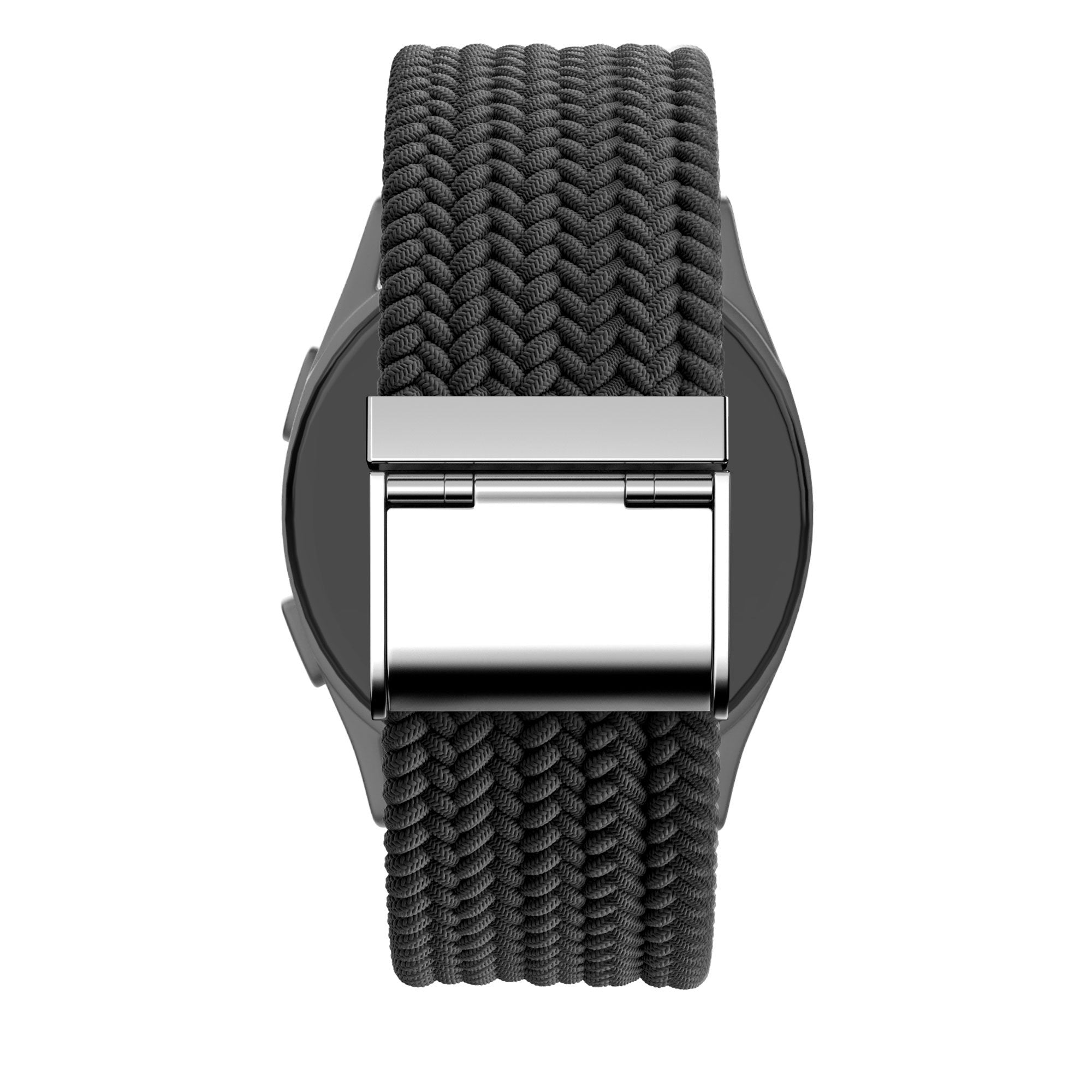 Bandz Garmin Forerunner 645 Gewebtes Nylonarmband (Schwarz)