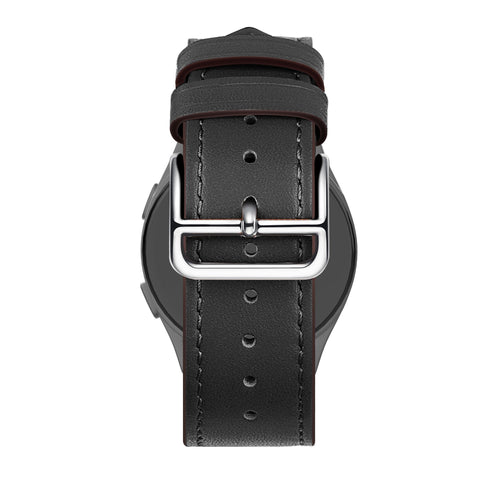 Bandz Huawei Watch GT 6 Pro - 46mm Leather Strap 'Deluxe' (Black)