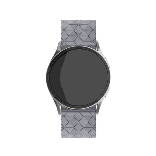 Oppo Watch X2 Silikon Hexa Armband (Grau)