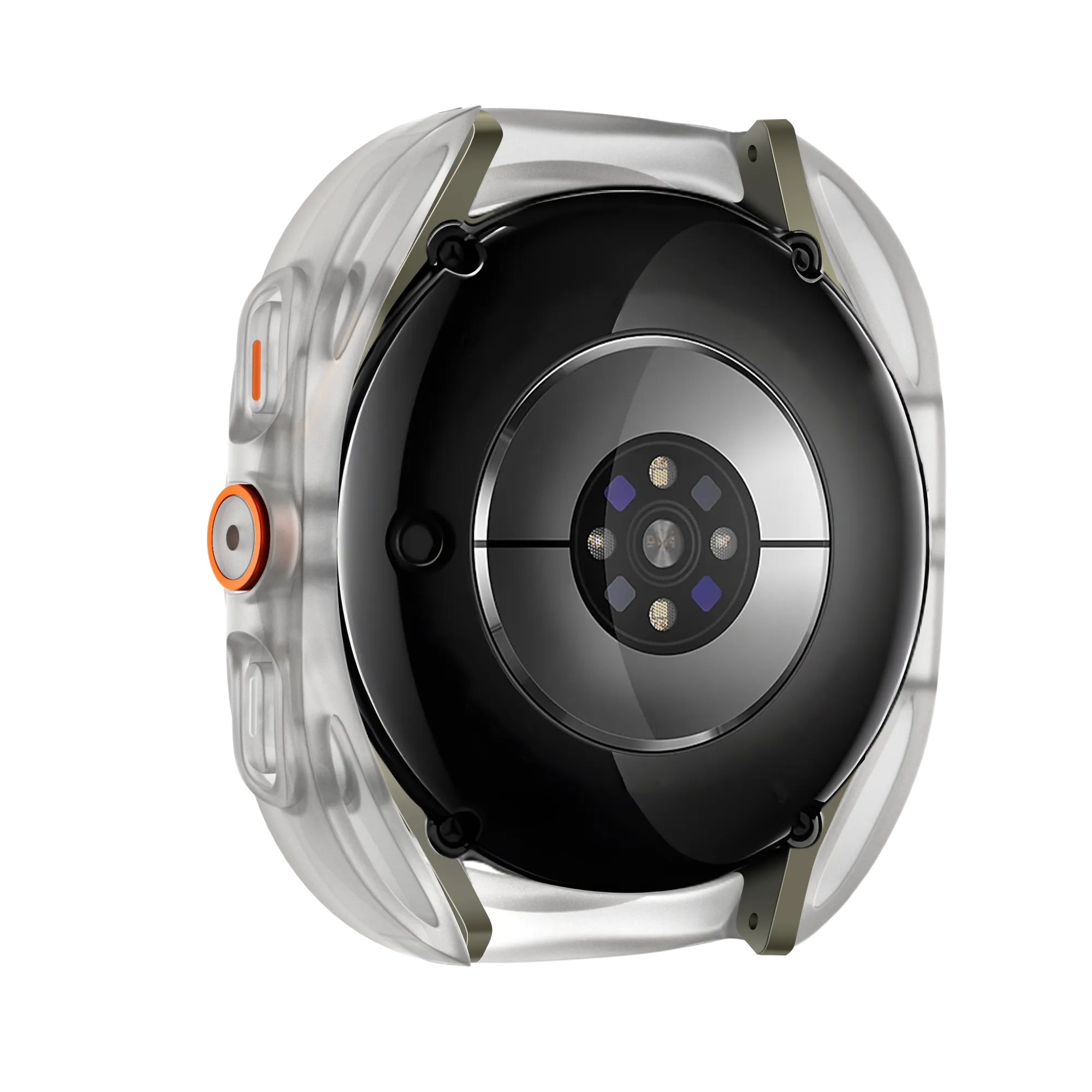 Bandz Samsung Galaxy Watch 7 - 44mm Square PC Case with Glass (Frost)