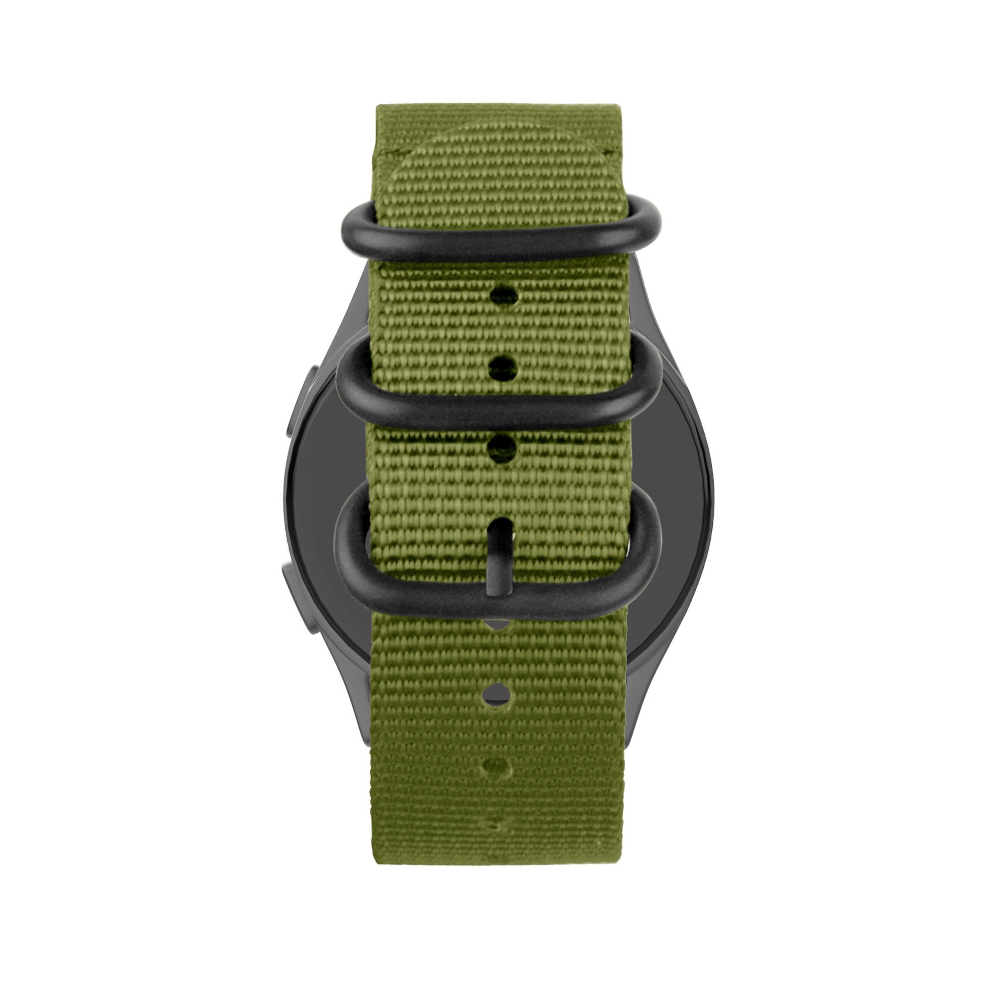 Bandz Garmin Forerunner 645 Nylonarmband mit Dornschließe (Grün)