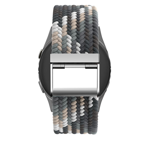 Bandz Garmin Bounce 2 Gewebtes Nylonarmband (Mandala Schwarz)