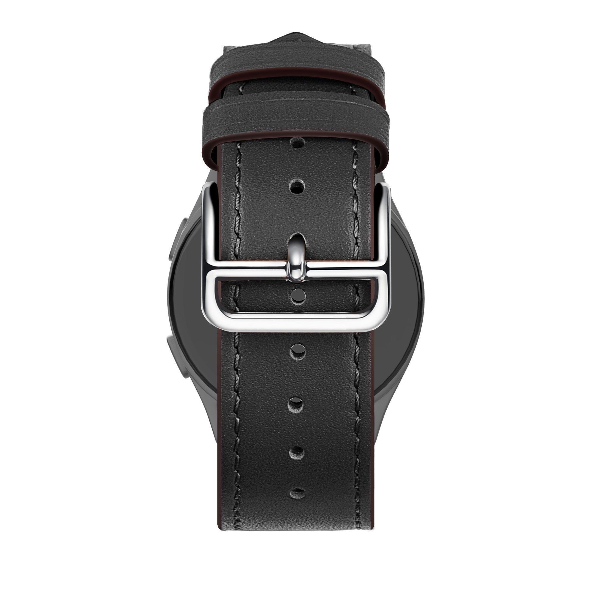 Bandz Oppo Watch X2 Lederarmband 'Deluxe' (Schwarz)